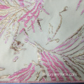 ผ้า Jacquard ลายถักสีชมพูสำหรับการแต่งกาย